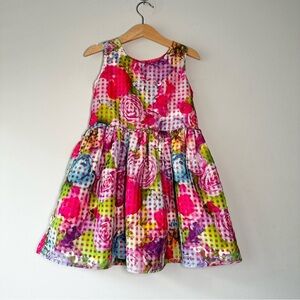The Children’s Place Gingham and Floral Dress